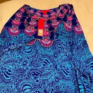 NWT Lilly Pulitzer Roux Swimsuit Coverup Xxs/XS
